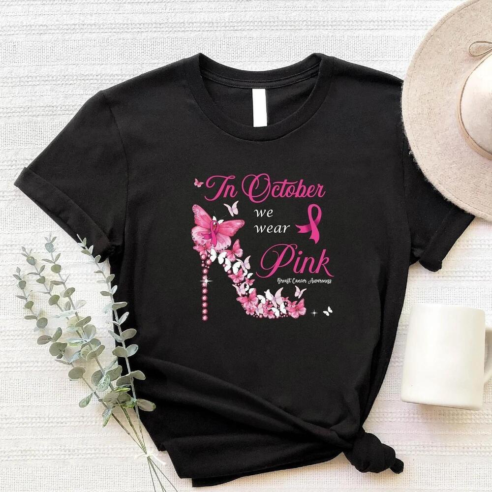 Awareness Shirt, Stylish In October We Wear Shirt For Women